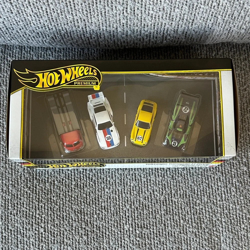 Hotwheels premium porsche set